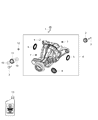 Diagram for Jeep Automatic Transmission Output Shaft Seal - 68084185AA