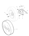 Diagram for 2004 Jeep Wrangler Wheel Cover - 5FF47TX7