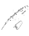 Diagram for 2015 Dodge Journey Air Bag - 4645992AE