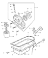 Diagram for Chrysler PT Cruiser Dipstick Tube - 4777960AA