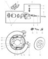 Diagram for 1996 Jeep Grand Cherokee Brake Disc - V5018184AA