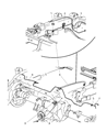 Diagram for Dodge Dakota Brake Line - 52013478AE