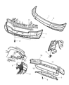 Diagram for 2000 Jeep Grand Cherokee Bumper - 5FN29VF7