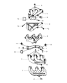 Diagram for 2008 Chrysler Pacifica Exhaust Manifold - 4648954AB