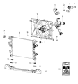 Diagram for Jeep Cooling Fan Assembly - 68249185AD