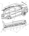 Diagram for Dodge Journey Weather Strip - 5076858AA