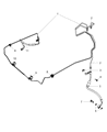 Diagram for 2012 Jeep Wrangler Brake Line - 68111313AA