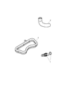 Diagram for Dodge Durango PCV Hose - 53032812AA