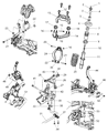 Diagram for Dodge Stratus Shock Absorber - 4895037AB