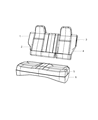 Diagram for 2014 Jeep Compass Seat Cover - 5PR48XDVAA