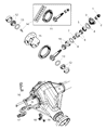 Diagram for 2007 Jeep Wrangler Differential - 68003553AA