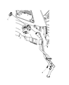 Diagram for 2007 Jeep Commander Fuel Filler Neck - 52124458AB