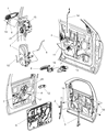 Diagram for 2010 Dodge Ram 4500 Door Latch Assembly - 55372844AA