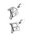 Diagram for 2013 Jeep Patriot Fuel Door - 5160097AE