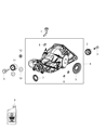 Diagram for Jeep Grand Cherokee Transfer Case Seal - 68084595AA