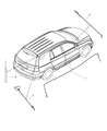 Diagram for 2007 Chrysler Pacifica Antenna Cable - 5064254AA