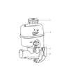 Diagram for Jeep Liberty Brake Master Cylinder Reservoir - 5083815AA