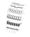 Diagram for Jeep Grille - 6BA20TZZAB