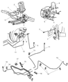 Diagram for 2000 Dodge Neon Brake Proportioning Valve - 5015181AA