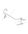 Diagram for 2005 Chrysler Crossfire Sway Bar Kit - 5104992AA