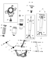 Diagram for Jeep Grand Cherokee Shock And Strut Mount - 68023770AB