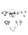 Diagram for Ram C/V Steering Wheel - 5SD99DX9AA