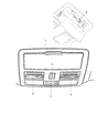 Diagram for 2012 Dodge Charger Dome Light - 1RE03DX9AE