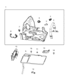 Diagram for 2018 Jeep Compass Battery Tray - 68257210AA