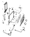 Diagram for Chrysler Radiator Hose - 4596562AD