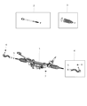 Diagram for Dodge Durango Rack And Pinion - 68249218AH