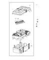 Diagram for Mopar Relay Block - 68370549AC