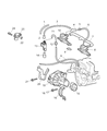 Diagram for 2006 Chrysler Crossfire Brake Booster Vacuum Hose - 5098831AA