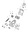 Diagram for Jeep Cherokee Seat Heater Switch - 68309856AA