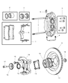 Diagram for Dodge Viper Brake Disc - 5181464AA