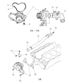 Diagram for 2002 Dodge Caravan Water Pump - 4694307AB