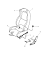 Diagram for 1998 Dodge Viper Seat Cushion - SR561XBAA