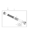 Diagram for Mopar Drive Shaft - 52853319AC