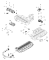 Diagram for 2009 Dodge Ram 4500 Intake Manifold Temperature Sensor - 68002440AA