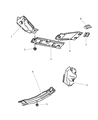 Diagram for 2002 Dodge Ram 2500 Exhaust Heat Shield - 55274738