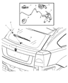 Diagram for Dodge Caliber Wiper Arm - 5183275AA