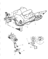 Diagram for 2002 Dodge Ram 2500 Transmission Oil Cooler Hose - 52028670AH