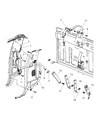 Diagram for 2009 Dodge Ram 2500 Seat Belt - 1JK311D5AA