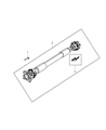 Diagram for 2012 Jeep Liberty Drive Shaft - 52853442AF