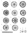 Diagram for 2013 Dodge Avenger Spare Wheel - 5105691AB