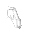 Diagram for Jeep Power Steering Reservoir - 52124317AB