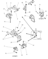 Diagram for Dodge Stratus Engine Mount Bracket - 4573770