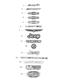 Diagram for Jeep Cherokee Emblem - 68343199AA