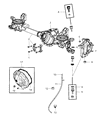 Diagram for 2010 Dodge Ram 3500 Differential Cover - 68065443AB