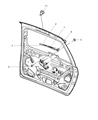 Diagram for 2004 Chrysler Pacifica Windshield Washer Nozzle - 4894285AA