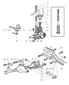 Diagram for 2006 Jeep Wrangler Shock Absorber - 5174153AA